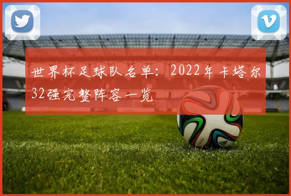 世界杯足球队名单：2022年卡塔尔32强完整阵容一览